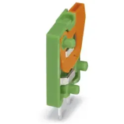 PCB terminal, 1 pole, pitch 2.54 mm, AWG 26-20, 6 A, spring-clamp connection, green, 1791813