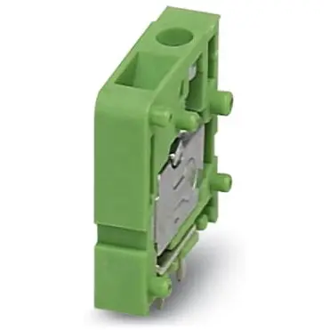 PCB terminal, 1 pole, pitch 5 mm, AWG 24-14, 24 A, screw connection, green, 1700037 - 1