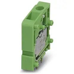 PCB terminal, 1 pole, pitch 5 mm, AWG 24-14, 21 A, screw connection, green, 1701162