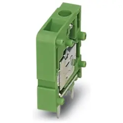 PCB terminal, 1 pole, pitch 5 mm, AWG 24-14, 24 A, screw connection, green, 1700053