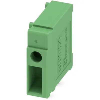 PCB terminal, 1 pole, pitch 6.35 mm, AWG 20-10, 32 A, screw connection, green, 1703050 - 1
