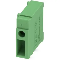 PCB terminal, 1 pole, pitch 6.35 mm, AWG 20-10, 32 A, screw connection, green, 1703050