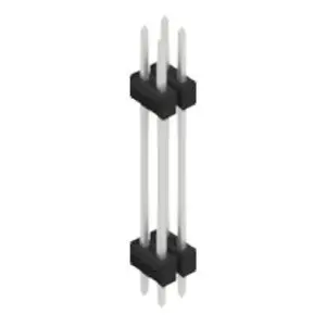 Pin header, 4 pole, pitch 2.54 mm, straight, black, SL 6 223 4 Z - 1