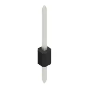 Pin header, 1 pole, pitch 1.27 mm, straight, black, SLV N 1 055 1 Z - 1
