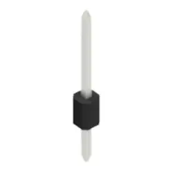 Pin header, 1 pole, pitch 1.27 mm, straight, black, SLV N 1 055 1 Z