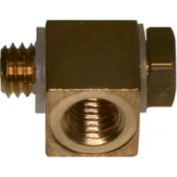 Swivel screw connection, brass, for threaded connection M5, 50.121