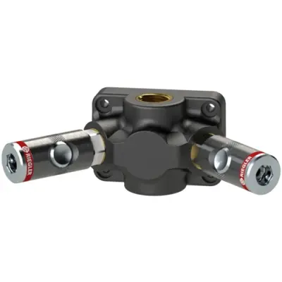 Final distribution box, L 156 mm, 12 bar, PA, for jacks, 107578 - 1