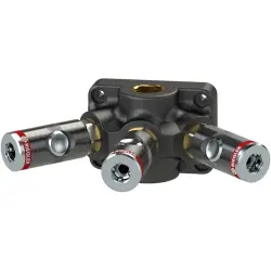 Final distribution box, L 156 mm, 12 bar, PA, for jacks, 107577