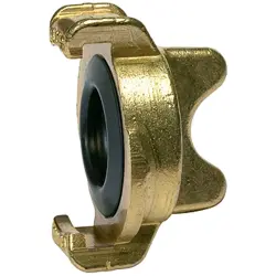 GEKA blind coupling, 40 bar, brass, for drinking water, 107774
