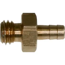 Hose grommet, L 12.5 mm, brass, for 4 x 1 tubing, 50.036