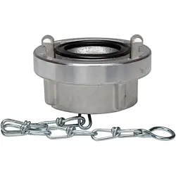 Storz blind coupling, 16 bar, aluminum, for hose, 108263