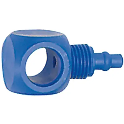 Single ring connector, L 36.5 mm, 10 bar, POM, for hose, 110762 - 1