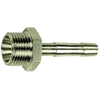 Screw-in hose nozzle, L 40.1 mm, 60 bar, stainless steel, for hose, 111765 - 1