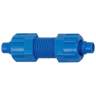Hose connector, L 59.8 mm, 10 bar, POM, for hose, 110749 - 1