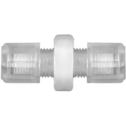 Hose connector, L 39 mm, 10 bar, PFA, for hose, 110927