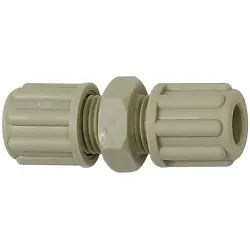 Hose connector, L 55 mm, 10 bar, PP, for hose, 110882