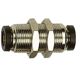 Straight push-in bulkhead connector »click-clock«,M17x1, 108741, 751.020-10