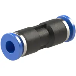 Connector, L 25.2 mm, 10 bar, plastic/brass, nickel-plated, for hose, 148864