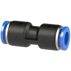 Connector, L 49 mm, 10 bar, plastic/brass, nickel-plated, for hose, 152122