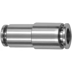 Connector, L 36 mm, 20 bar, stainless steel, for hose, 135250