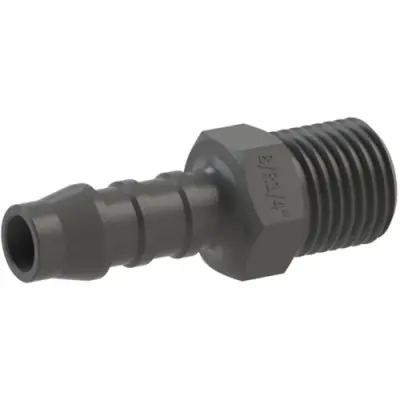Screw-in connector, L 27 mm, 10 bar, PA, for hose, 110946 - 1