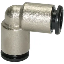 L-connector, 16 bar, brass, nickel-plated, for hose, 108755
