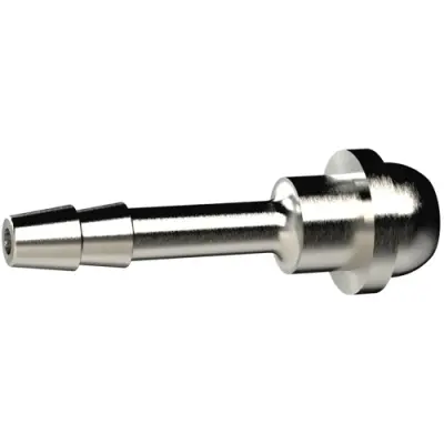 Hose grommet, L 47 mm, 25 bar, brass, nickel-plated, for hose, 136670 - 1