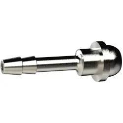 Hose grommet, L 39 mm, 25 bar, brass, nickel-plated, for hose, 136663