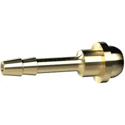 Hose grommet, L 39 mm, 25 bar, brass, for hose, 134895