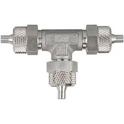 T connector, stainless steel, for hose, 110687