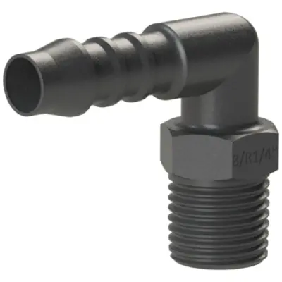 Angle screw-in connector, L 31 mm, 10 bar, PA, for hose, 110978 - 1