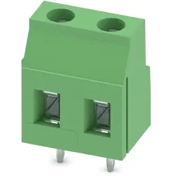 PCB terminal, 2 pole, pitch 7.5 mm, AWG 24-12, 24 A, screw connection, green, 1731022
