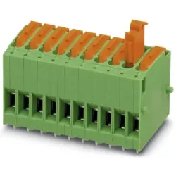 PCB terminal, 1 pole, pitch 5.08 mm, AWG 24-12, 15 A, screw connection, green, 1780015