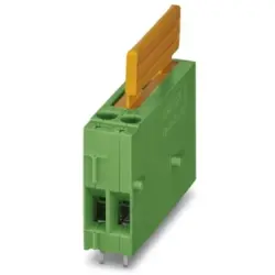 PCB terminal, 1 pole, pitch 5.08 mm, AWG 24-12, 6.3 A, screw connection, green, 1780112