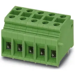 PCB terminal, 1 pole, pitch 10 mm, AWG 20-6, 76 A, screw connection, green, 1704020