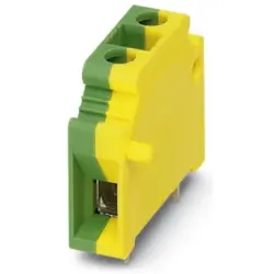 PCB terminal, 1 pole, pitch 10 mm, AWG 20-6, 76 A, screw connection, green, 1704062