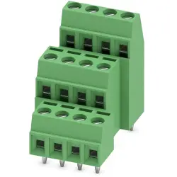 PCB terminal, 12 pole, pitch 3.81 mm, AWG 26-16, 8 A, screw connection, green, 1727751