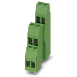PCB terminal, 6 pole, pitch 5.08 mm, AWG 24-12, 17.5 A, screw connection, green, 1723014