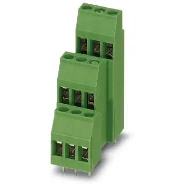 PCB terminal, 9 pole, pitch 5.08 mm, AWG 24-12, 17.5 A, screw connection, green, 1723027 - 1