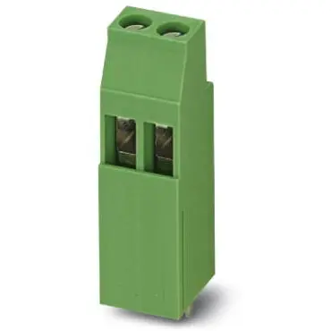 PCB terminal, 2 pole, pitch 5.08 mm, AWG 24-12, 24 A, screw connection, green, 1723182 - 1