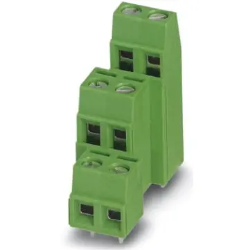 PCB terminal, 6 pole, pitch 5.08 mm, AWG 26-16, 10 A, screw connection, green, 1723289 - 1