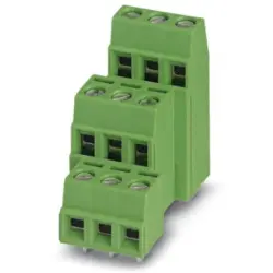 PCB terminal, 9 pole, pitch 5.08 mm, AWG 26-16, 10 A, screw connection, green, 1723292