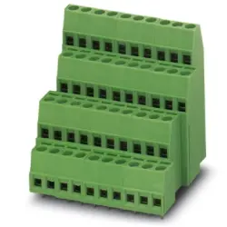 PCB terminal, 8 pole, pitch 5.08 mm, AWG 26-14, 15 A, screw connection, green, 1868827