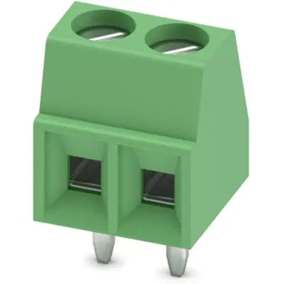 PCB terminal, 2 pole, pitch 3.5 mm, AWG 26-16, 13.5 A, screw connection, green, 1751248 - 1