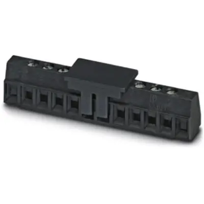 PCB terminal, 4 pole, pitch 3.81 mm, AWG 26-16, 8 A, screw connection, black, 1727256 - 1