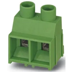 PCB terminal, 3 pole, pitch 9.52 mm, AWG 24-10, 32 A, screw connection, green, 1904150