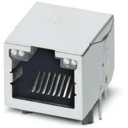 Socket, RJ45, 8 pole, 8P8C, Cat 6A, solder connection, through hole, 1091950