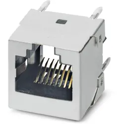 Socket, RJ45, 8 pole, 8P8C, solder connection, through hole, 1321106