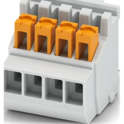 PCB terminal, pitch 3.5 mm, AWG 24-16, 8 A, push-in, light gray, 1534550 - 1