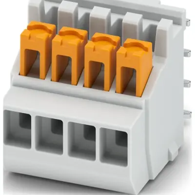 PCB terminal, pitch 3.5 mm, AWG 24-16, 8 A, push-in, light gray, 1534553 - 1